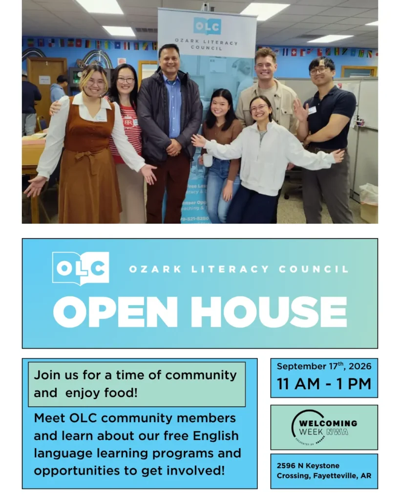 Ozark Literacy Council’s Welcoming Week Open House